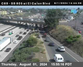 SB 805 at El Cajon Blvd (On Ramp)