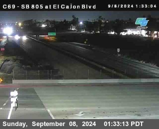 SB 805 at El Cajon Blvd (On Ramp)