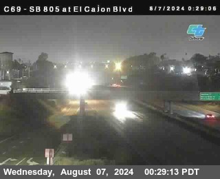 SB 805 at El Cajon Blvd (On Ramp)