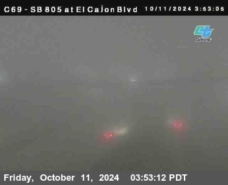 SB 805 at El Cajon Blvd (On Ramp)