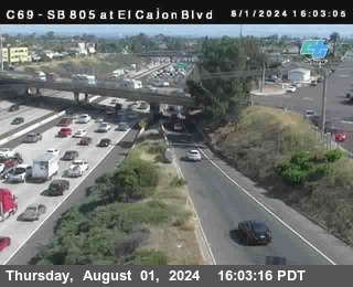 SB 805 at El Cajon Blvd (On Ramp)