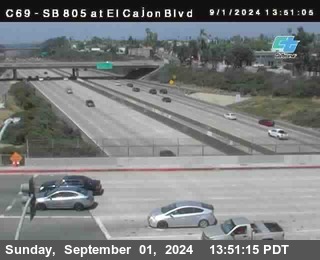 SB 805 at El Cajon Blvd (On Ramp)