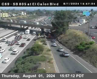 SB 805 at El Cajon Blvd (On Ramp)