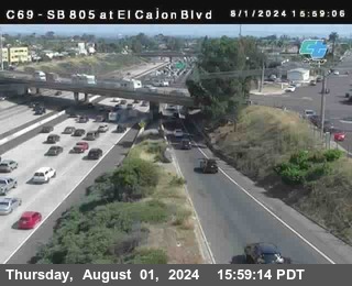 SB 805 at El Cajon Blvd (On Ramp)