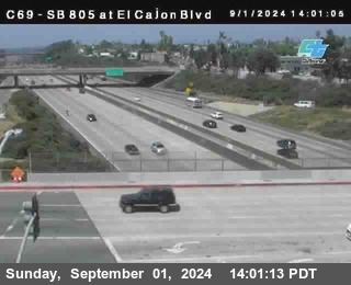 SB 805 at El Cajon Blvd (On Ramp)