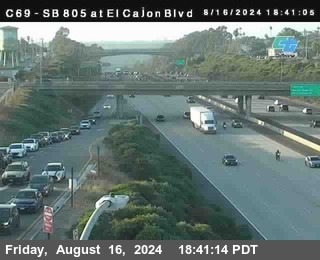 SB 805 at El Cajon Blvd (On Ramp)