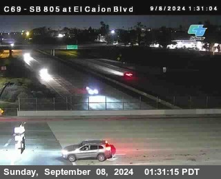 SB 805 at El Cajon Blvd (On Ramp)