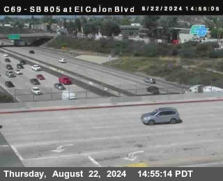 SB 805 at El Cajon Blvd (On Ramp)