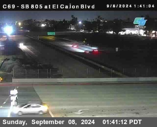 SB 805 at El Cajon Blvd (On Ramp)