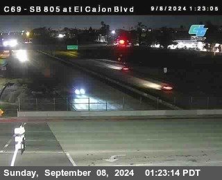 SB 805 at El Cajon Blvd (On Ramp)