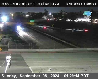 SB 805 at El Cajon Blvd (On Ramp)