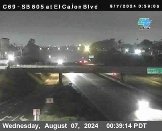 SB 805 at El Cajon Blvd (On Ramp)