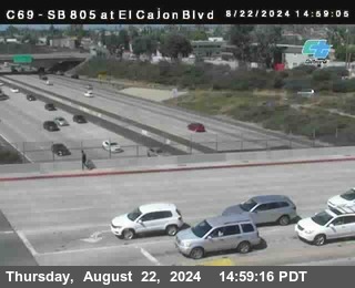 SB 805 at El Cajon Blvd (On Ramp)