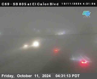 SB 805 at El Cajon Blvd (On Ramp)