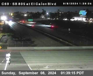 SB 805 at El Cajon Blvd (On Ramp)