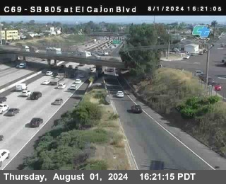 SB 805 at El Cajon Blvd (On Ramp)