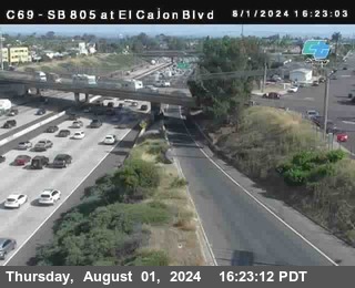 SB 805 at El Cajon Blvd (On Ramp)