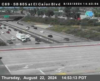 SB 805 at El Cajon Blvd (On Ramp)