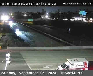 SB 805 at El Cajon Blvd (On Ramp)