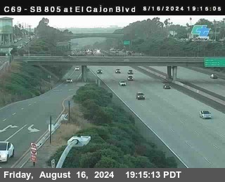 SB 805 at El Cajon Blvd (On Ramp)