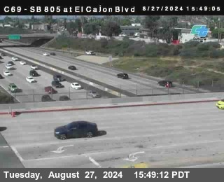 SB 805 at El Cajon Blvd (On Ramp)