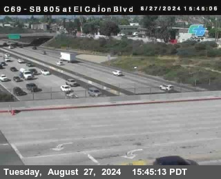 SB 805 at El Cajon Blvd (On Ramp)