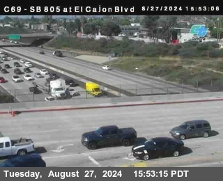 SB 805 at El Cajon Blvd (On Ramp)