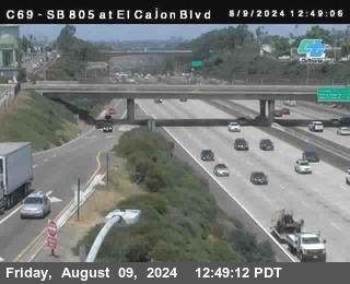 SB 805 at El Cajon Blvd (On Ramp)