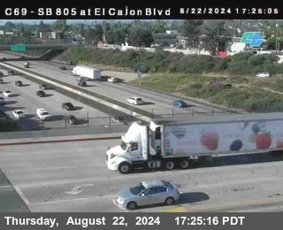 SB 805 at El Cajon Blvd (On Ramp)