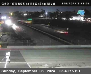 SB 805 at El Cajon Blvd (On Ramp)