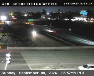 SB 805 at El Cajon Blvd (On Ramp)