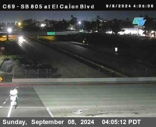 SB 805 at El Cajon Blvd (On Ramp)