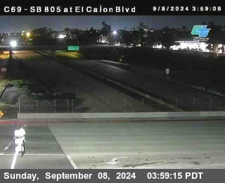 SB 805 at El Cajon Blvd (On Ramp)