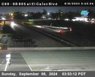 SB 805 at El Cajon Blvd (On Ramp)