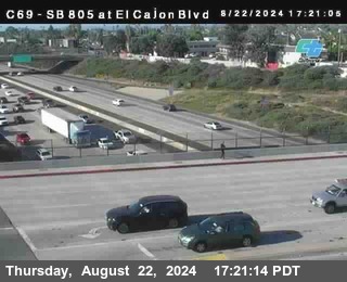 SB 805 at El Cajon Blvd (On Ramp)