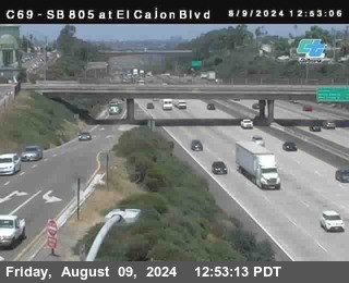 SB 805 at El Cajon Blvd (On Ramp)