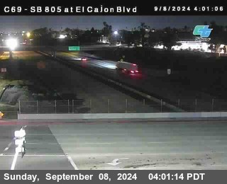 SB 805 at El Cajon Blvd (On Ramp)