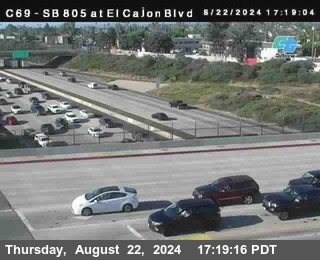 SB 805 at El Cajon Blvd (On Ramp)