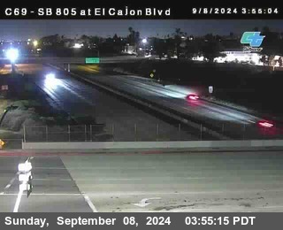 SB 805 at El Cajon Blvd (On Ramp)