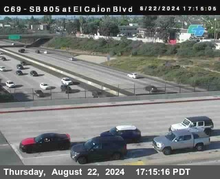 SB 805 at El Cajon Blvd (On Ramp)