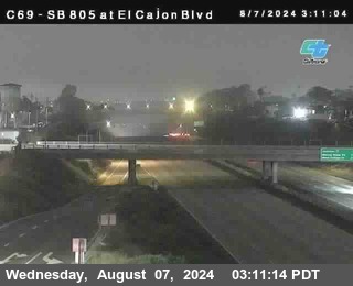 SB 805 at El Cajon Blvd (On Ramp)