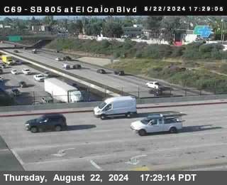 SB 805 at El Cajon Blvd (On Ramp)