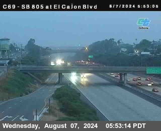 SB 805 at El Cajon Blvd (On Ramp)