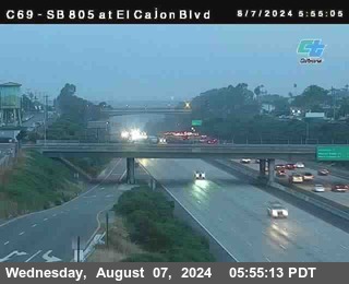 SB 805 at El Cajon Blvd (On Ramp)