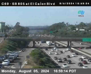 SB 805 at El Cajon Blvd (On Ramp)