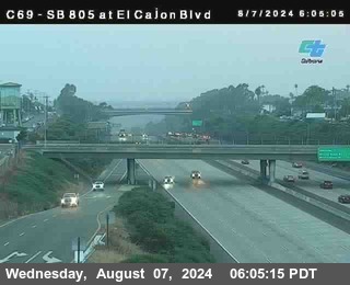 SB 805 at El Cajon Blvd (On Ramp)