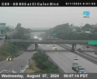 SB 805 at El Cajon Blvd (On Ramp)