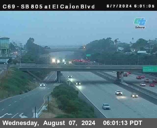 SB 805 at El Cajon Blvd (On Ramp)