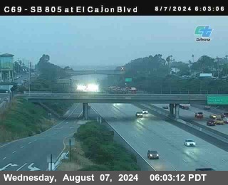 SB 805 at El Cajon Blvd (On Ramp)