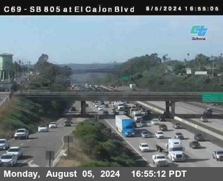 SB 805 at El Cajon Blvd (On Ramp)